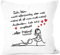 MoonWorks® Kissen-Bezug Ich Bin Nicht eifersüchtig, Aber was meins ist, ist Nun mal meins Geschenk Liebe Valentinstag lustig Frau weiß Unisize