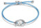 Uno de 50 Damen-Armband aus rotem Draht mit Muschel-Perle, versilbert, Medium