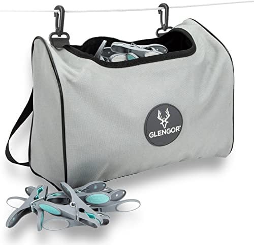 Glengor Premium Peg Bag - Clips to line or use with shoulder/waist strap. Holds 300 pegs. Waterproof/durable suitable for outdoor use.