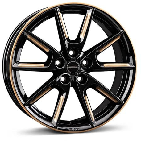 Borbet Felge LX18 8x18 ET44 5x112 black glossy gold spoke rim LX18 80844112557,1BGGSR