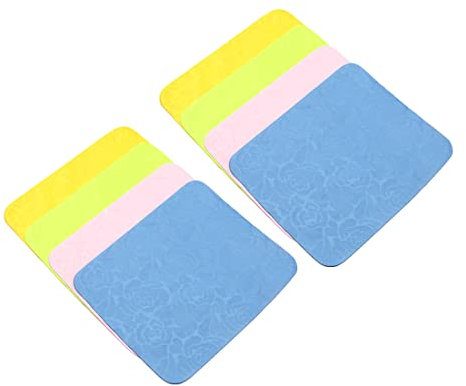 Androxeda 8 Pezzi Panni in Microfibra per la Pulizia di Lenti, Occhiali, schermi, Tablet