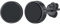 Boucles d'Oreilles Viking Homme Noire Clou d'Oreill Runes Zircon 8mm Boucle d Oreille Runiques Zirconium Agate Gros Talisman Argent 925 Femme Cadeau Fille Amulette de Protection Mari Copain Jeune