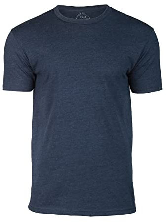 True Classic Herren T-Shirt mit Rundhalsausschnitt und kurzen Ärmeln, Pack of 1, Navy, XL