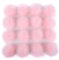 ihreesy Kunstfell Pompons, 16 Stück 3.94 Zoll -4.33 Zoll Faux Pelz Pom Pom Charm Flauschige Strickmütze Elastische Kunstfell Bommel DIY Zubehör für Schlüsselanhänger Taschen Handschuhe,Hell-Pink