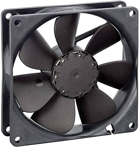 EBM Papst 3412 NG Ventola assiale 12 V/DC 82 m³/h (L x L x A) 25.4 x 92 x 92 mm