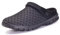 Zuecos para Hombre y Mujer Ligeros Zapatillas de Jardin,Negro,EU42