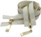 Cerniera Con Denti In Metallo Oro Chiaro Con Doppio Cursore Da 80/100/120Cm, Beige, 5#, 80cm