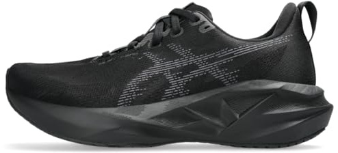 ASICS Damen-Sneaker Novablast 5, Schwarz, Grau (Black/Carrier Grey), 38 EU