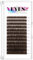 VEYES INC Brown Lash Extensions 0.03-0.07 C/CC/D Curl 8-16mm Mixed Length Volume Eyelashes Tray, Professional Supplies for Lash Techs (0.05 CC 8-16mm Brown).
