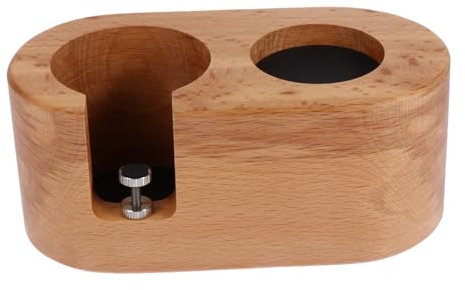 GREENADSCAPE Sicherer Kaffee-Tamper- 51 mm 2 Löcher Pulverpresse Tamper-Ständer für Kaffeemaschine Stabiler Sockel