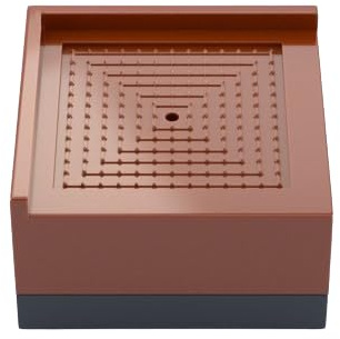 Sinratas 1-6 Zoll Bett oder Möbelheber Kombination Heavy Duty Bettheber Großer Betthebeblock Lasten bis zu 1.0 kg für Tische Sofabetten Verstellbare rutschfeste Stuhlregale (Z026-Braun)