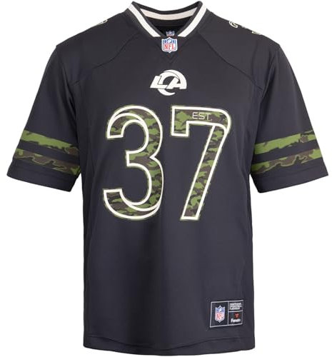 Fanatics NFL Team Camo Jersey Trikot (DE/NL/SE/PL, Alphanumerisch, XL, Regular, Regular, Los Angeles Rams)