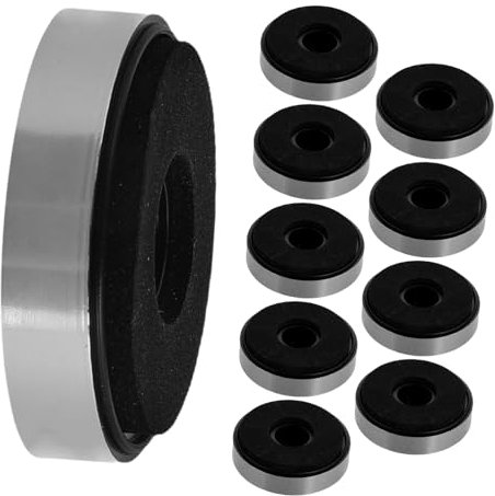 HOMSFOU Shock Absorbing Speaker Feet Pads Isolation Pads for Audio Cabinets Anti-vibration Legs for Bookshelf Speakers