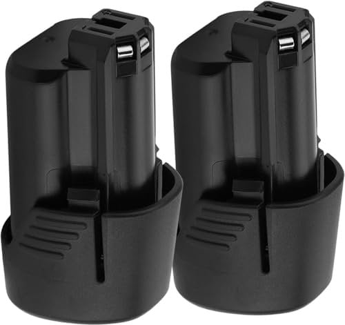 Geelink 2 Pack 10.8V 2.5AH BAT411 Li-ion Battery Replacement for Bosch 12V BAT411 GBA12V30 BAT412 BAT413 BAT414
