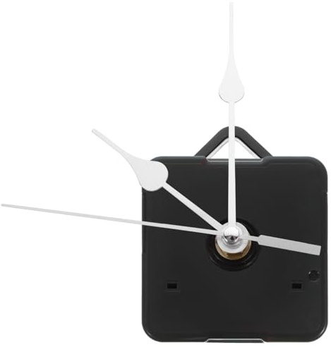 Veemoon Lautloses Uhrwerk Für DIY-Uhren Batterie-Betriebenes Quarzwerk Mit Hand 12Cm Ideal Für Wanduhr Reparatur Und Bastelprojekte