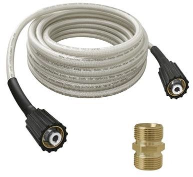 25FT High Pressure Washer Hose - Replacement for Greenworks 5200402, for All Greenworks Pressure Washers, 1/4 Quick Connect