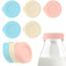 Lot de 9 bouchons de bouteilles en verre de couleur différentes réutilisables pour lave-vaisselle Libbey - Couvercle en verre de silicone sûr pour Stanpac