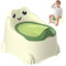 Potty Training Toddler Toilet, Baby Potty Chair Toilet Seat for Kids Boys Girls for Toddlers with Splash Guard Non-Slip Removable Bowl for Ages 1-6 Childrens (Green)