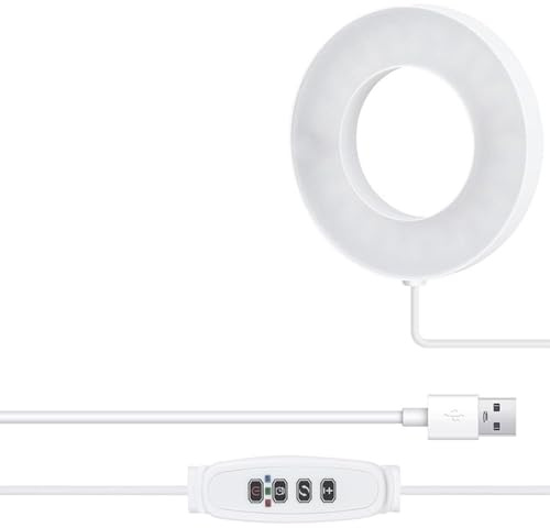 lmoikesz Tageslichtlampe, Vollspektrum Wachstumslichter für Pflanzen, 3 Timings, Sukkulenten, ABS Pflanzenlicht für Zimmerpflanzen, A, Weißes warmes Licht