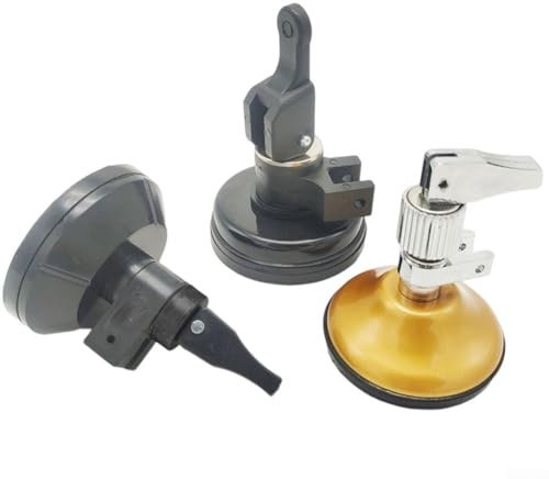 Strumento professionale per tagliare il vetro, con ventosa con manico rotondo, ruota di taglio rotante a 360 gradi, per lavori artigianali di vetro, finestre, specchi, lavori artigianali (B)