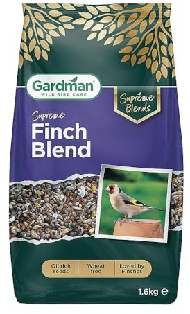 Gardman A04429 Supreme Finch Blend Oil Rich Bird Seed Mix, 1.6KG