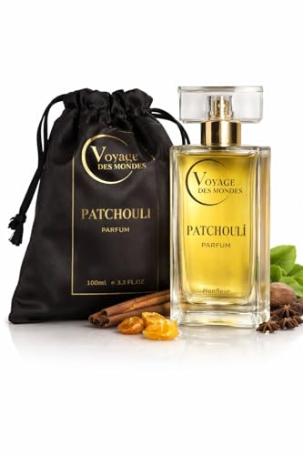 Extrait de parfum - 100 ml Parfum longue tenue Patchouli pour femme (Fabriqué en France) (Extrait de parfum) (Extrait de Patchouli)