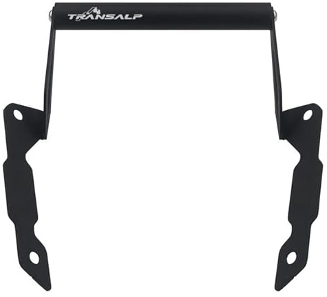 Motorrad-GPS-Smartphone-Navigationshalterung, Adapter Für XL 750 Transalp 2023 2024 2025 Verstellbar Verstärkung Halterung(SCHWARZ 1,22 MM)