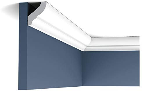 Eckleiste Stuck Orac Decor CB501 BASIXX Stuckleiste Zierleiste Stuck Leiste Dekor Element Wand Decken Leiste 2 Meter