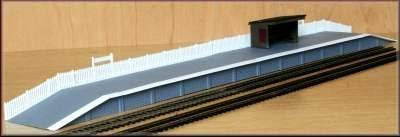 Knightwing Model Railway Station Halt Set - OO Gauge Plastic Kit