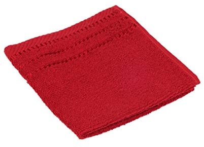 Gözze - Seiftuch-Set, 4er-Set, Berlin, 100% Baumwolle, 30 x 30 cm - Bordeaux