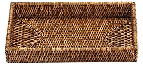 Basket TAB 2 Rattan-Tablett, rattan dunkel LxBxH 30x16x5cm