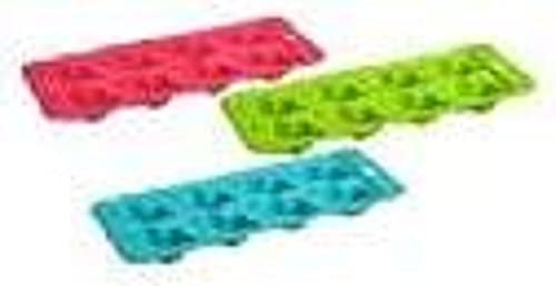Fackelmann 27087 Eiswürfelformer, Plastik, mehrfarbig, 25 x 10 x 5 cm