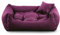 gutekissen® Cuscino per Cani in Tessuto Cuscino per Cani per Cani - Materiali durevoli e Alta qualità Neo (M - 80x65, Viola)