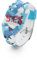 Kiddus Digital LED Uhr für Mädchen, Jungen. Soft Silikon Armbanduhr für Kinder und Erwachsene. Langlebige Japanische Batterie. Camouflage blau