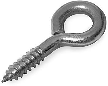 HEAVYTOOL Ösenschraube 3,5mm x 32mm [10 Stück] Holzgewinde Edelstahl A2 AISI 304 Schraubhaken Ringschraube Ösenschrauben Augenschraube Schrauböse Schraube mit Ring Ösenhaken