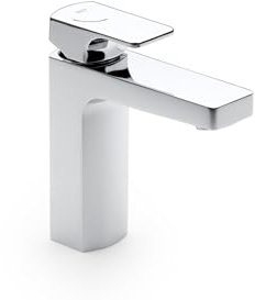 Roca Mezclador monomando L90 para lavabo con cuerpo liso y desagüe click-clack. Cold Start