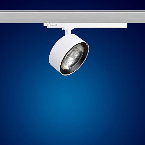 Mextronic 3-Phasen-LED-Strahler für Stromschienen LED 3 Phasen Strahler FLOW-W 28W Warmweiss für Schienensystem