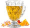 Sendez Wasserkrug mit Henkel 1L Relief Pitcher Glaskrug Glaskaraffe Karaffe Krug Saftkrug