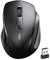 INPHIC Mouse Wireless, Mouse per Computer Wireless Ergonomico Silenzioso 2.4Ghz con Ricevitore USB 800/1200/1600 DPI Regolabile per Laptop PC Computer Macbook, Nero
