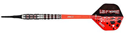 One80 darts black j 21 03 soft tip 90% 19 g