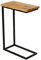 BestLoft.de Kleiner Beistelltisch Couch Schwarz Weiß Holz Laptoptisch C Form Sofatisch Side Table Tabletttisch Eiche Bed Table Nachttisch hoch Laptoptisch für Couch Kleiner Wohnzimmertisch (CSHB-W)