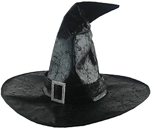 TOSSPER Womens Hexe Hut Erwachsene Wizard Hüte Party Kostüm Zubehör Halloween Maskerade Cosplay Cap