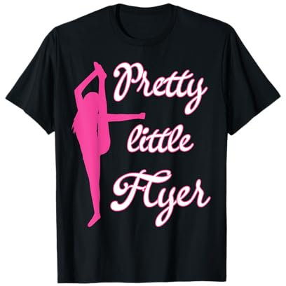 Pretty Little Flyer Cheerleader-Shirt für Mädchen, Geschenk T-Shirt
