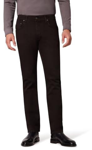 PIONEER AUTHENTIC JEANS Herren Freizeithose Rando | Männer Stoffhose | Regular Fit | Raw/Unwashed Washed | Black Black raw 6744 9800 | 35W - 40L