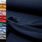 MAGAM-Stoffe Matteo Rippen Jersey Mode Stoff Meterware 50cm (13. Dunkelblau)