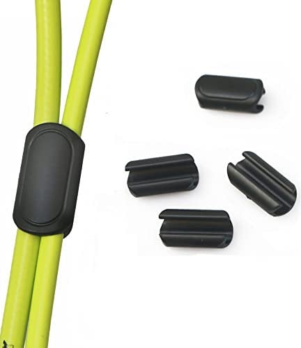 Bike Brake Shifter Cable Housing Guide Clips, Clipping 4mm and 5mm Cable Housing or Hose Together, Pack of 4 pcs
