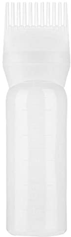 Hair Dye Brush Bottle Root Comb Applicator Bottle Hair Oil Bottle With Comb Hair Dye Bottle Applicator Comb With Graduated Scale For Home Salon Use