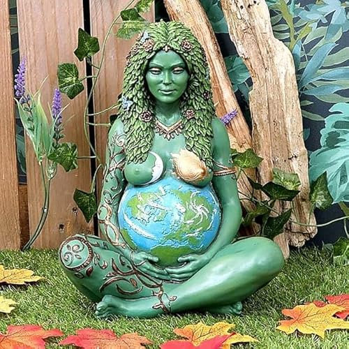 Mutter Erde Göttin Statue Millennial Gaia Kunst Statue Mutter Erde Harz Figur Dekorative Haus und Outdoor Garten Statue