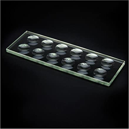 Smicroskop-Zubehör für Erwachsene Mikroskop-Glasobjektträger 5 mm Dicke kreisförmiger konkaver Hohlraum Biologisches Mikroskop-Objektträger optisches Glas, mehrere Vertiefungen optionales Mikroskop