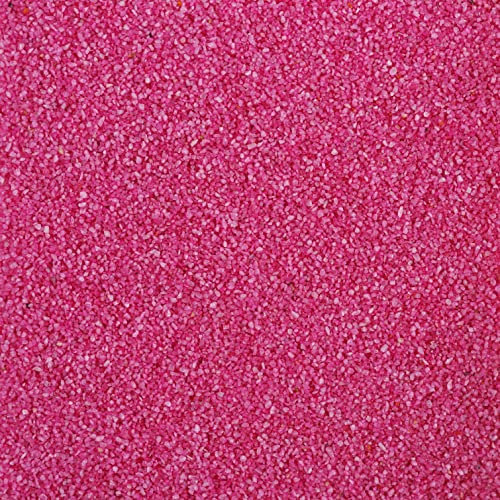 FARBSAND 0,5mm, 5kg. NEON PINK bunter Farbiger Dekosand Bastelsand für Sandbilder